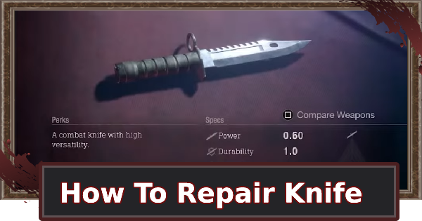 How To Repair Knife