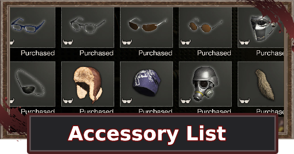 Accessory List