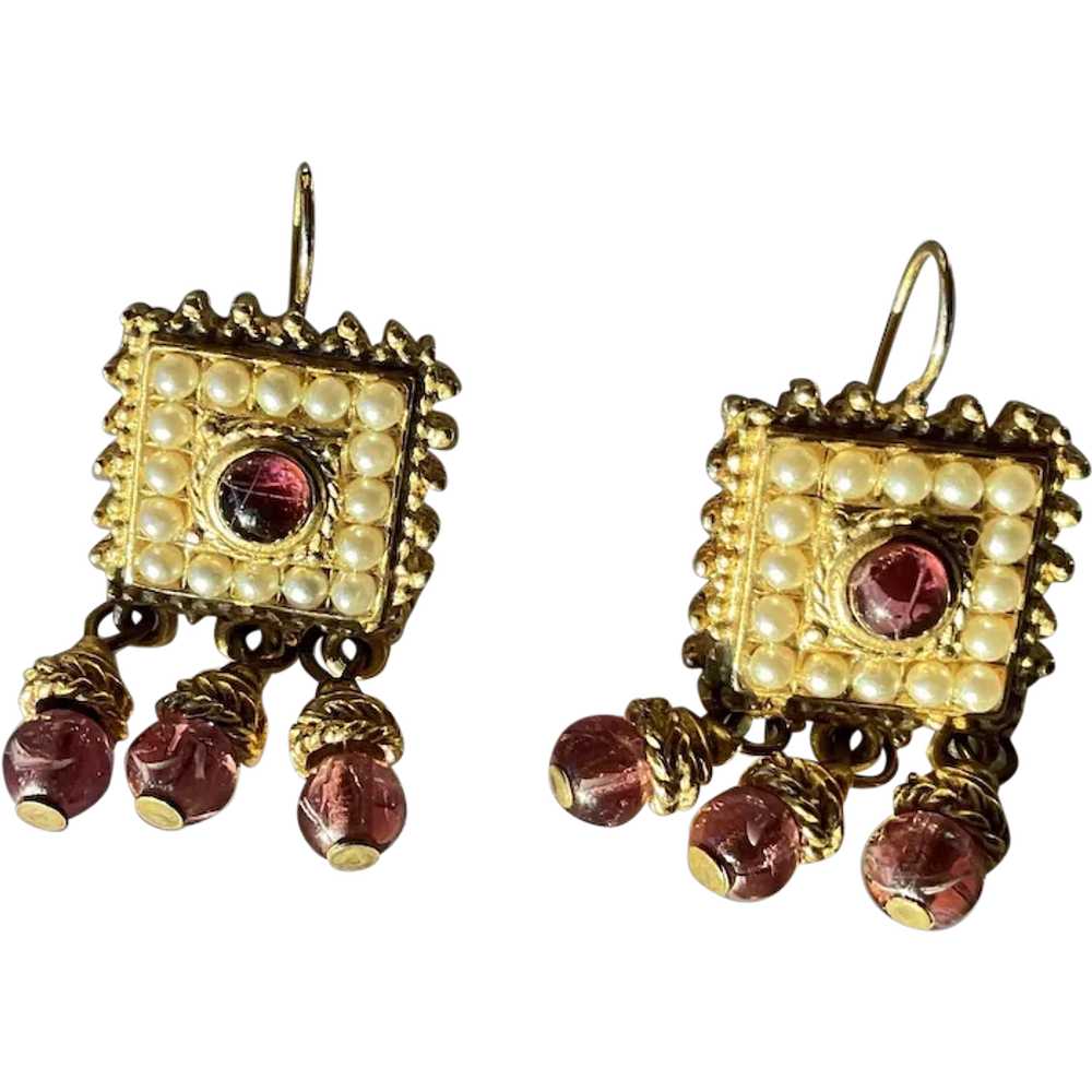 Vintage Ben-Amun Earrings - image 1