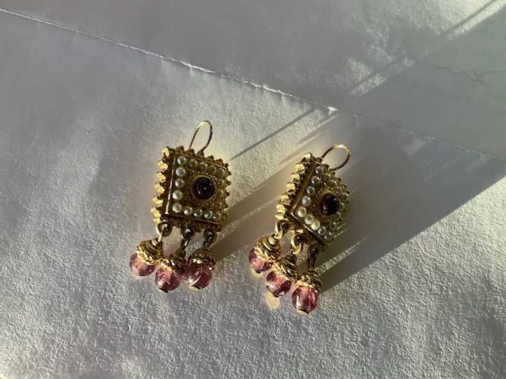 Vintage Ben-Amun Earrings - image 6