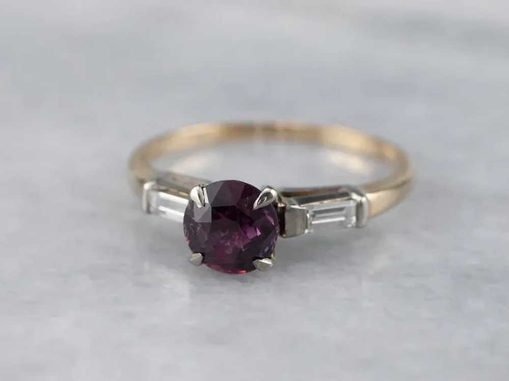 1940's Ruby Engagement Ring - image 3