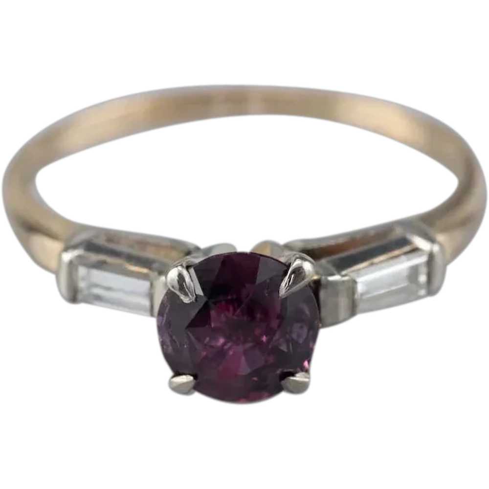 1940's Ruby Engagement Ring - image 1