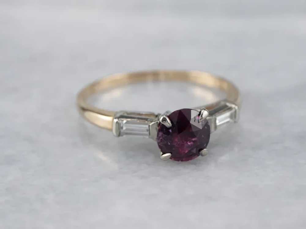 1940's Ruby Engagement Ring - image 2