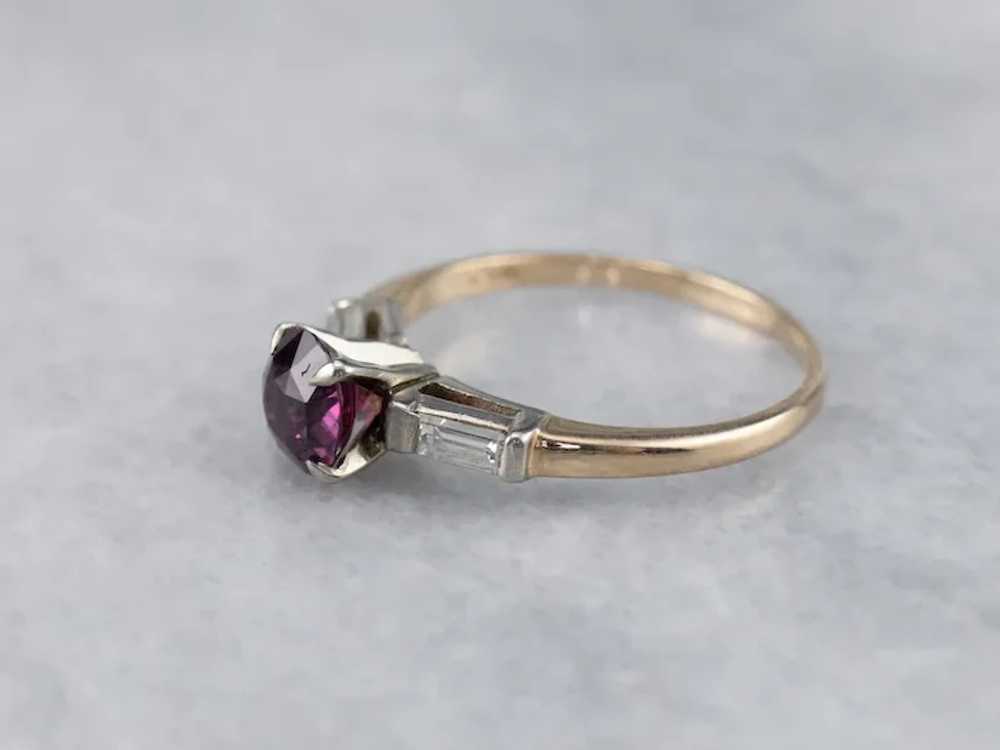 1940's Ruby Engagement Ring - image 4