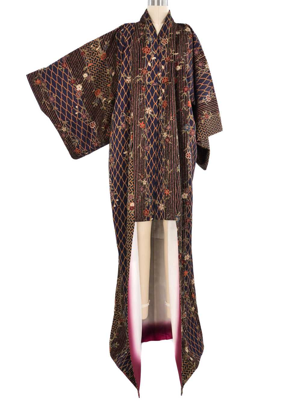 Floral Vine Printed Kimono - image 2