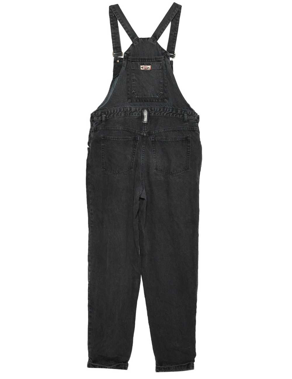 Black Dungarees - W38 L32 - image 2