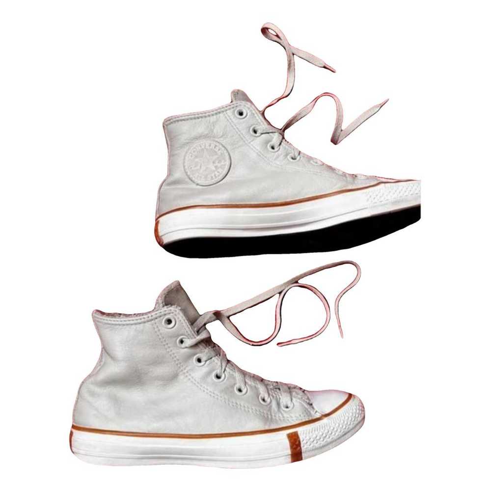 Converse Leather trainers - image 1