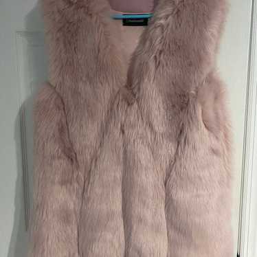 Faux Fur Long Vest - image 1