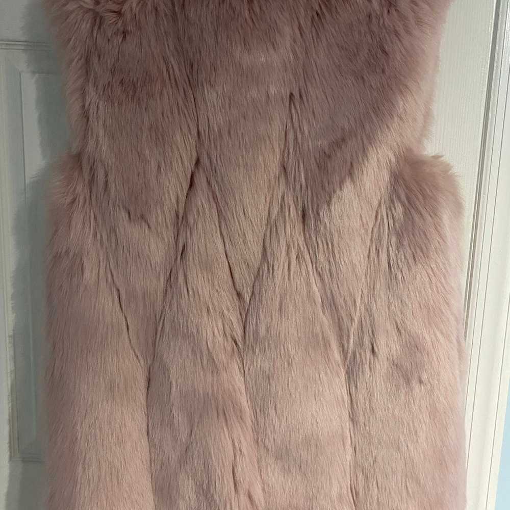 Faux Fur Long Vest - image 2