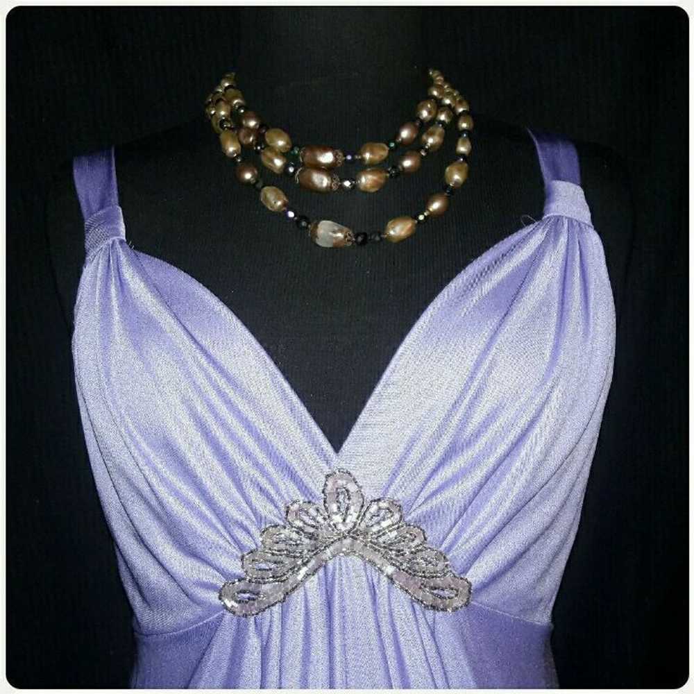 Vintage Lilac Gown - image 3