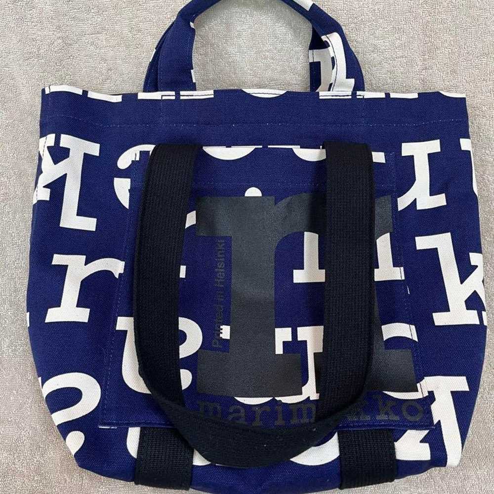 Marimekko canvas tote bag. - image 5