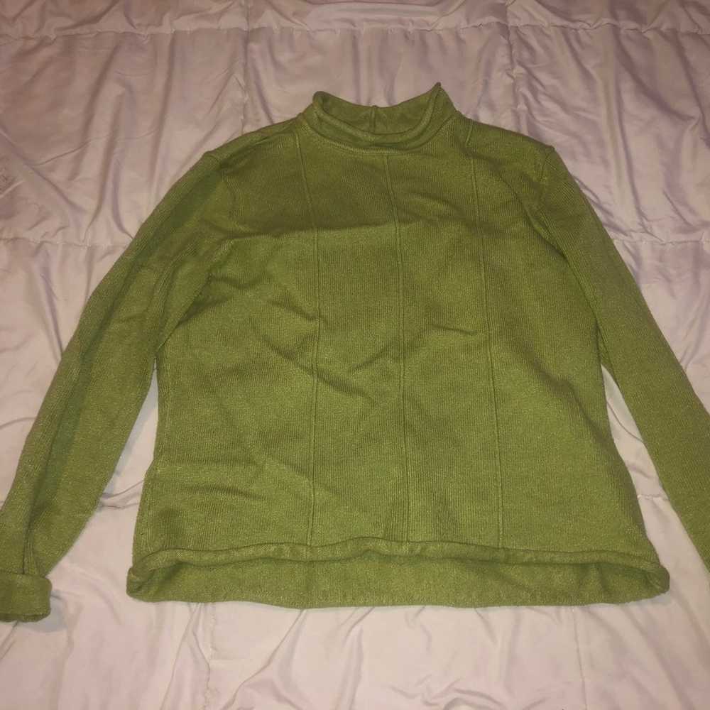 Vintage green sweater - image 3