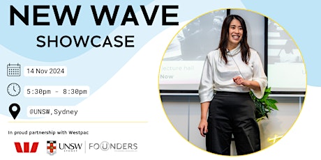 UNSW Founders New Wave Showcase primary image