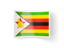 Zimbabwe. Bent icon. Download icon.