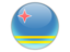 Aruba. Round icon. Download icon.