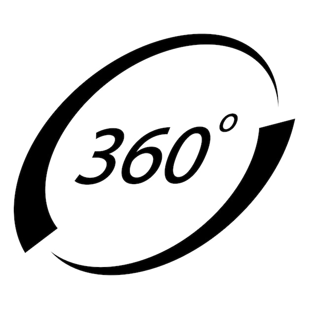 Premium Vector | 360 degree logos