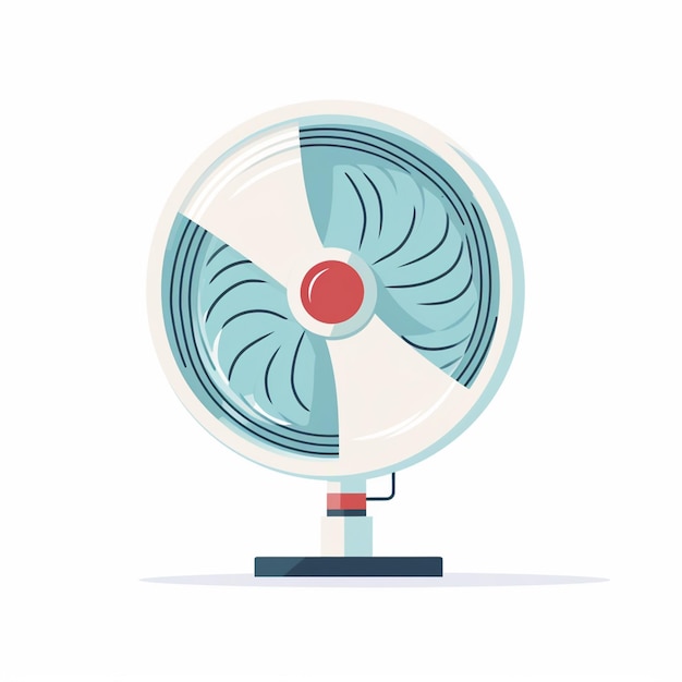 fan vector isolated air illustration design wind object icon cooling set background symb