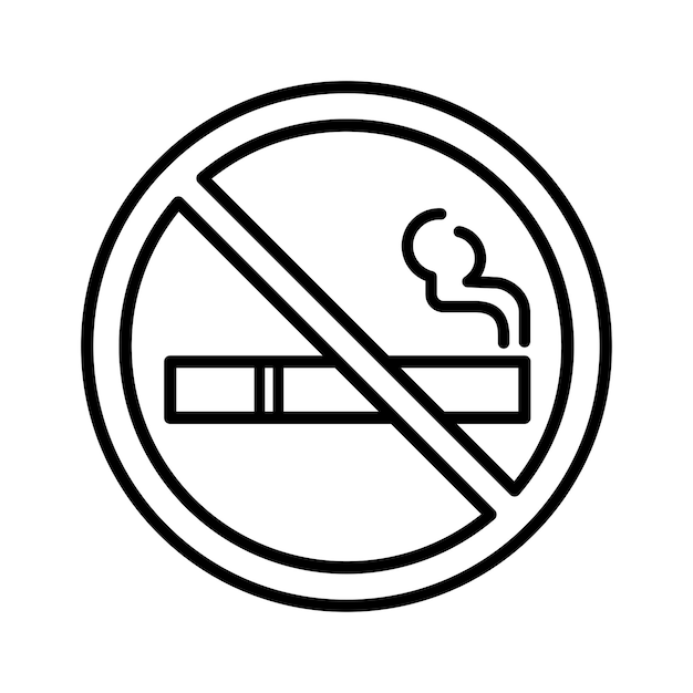 Premium Vector | No smoking sign