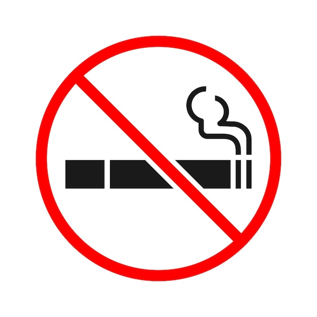 Premium Vector | No smoking sign