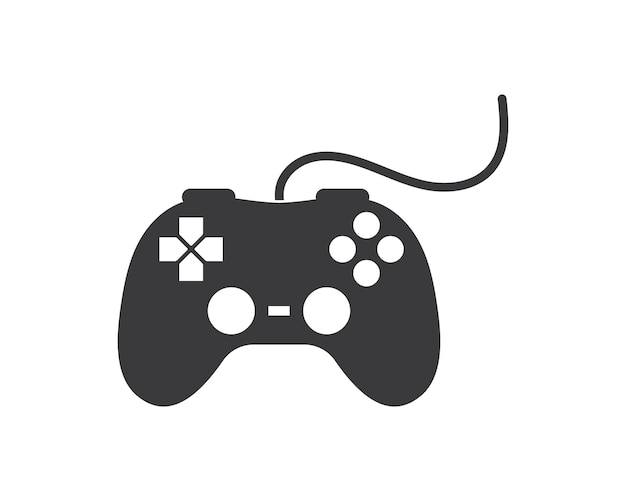 Vector video game controller logo icon vector illustration