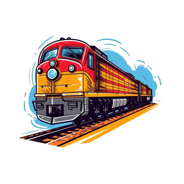 Premium Photo | Old train clip art