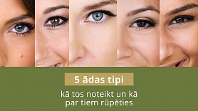 5 ādas tipi – kā tos noteikt un kā par tiem rūpēties