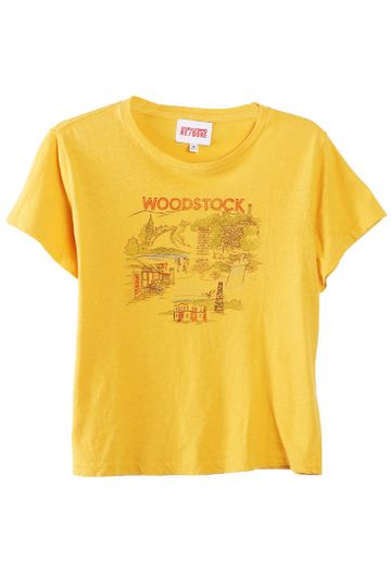 Woodstock Tee Yellow