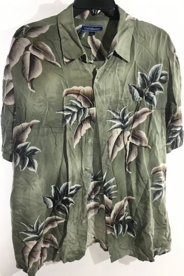 Green/Brown Tropical Shirt