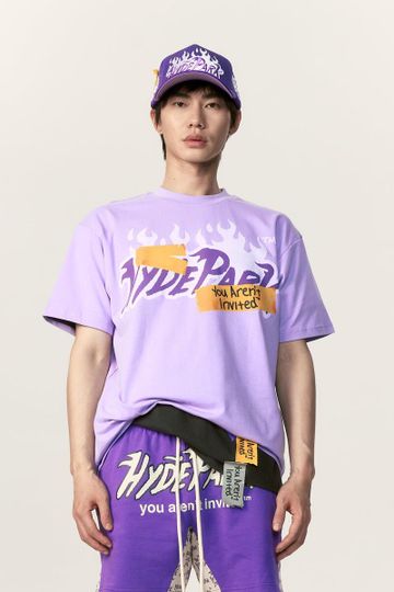 Hyde Park Slap Tape Tee 2.0 (Purple & Yellow)