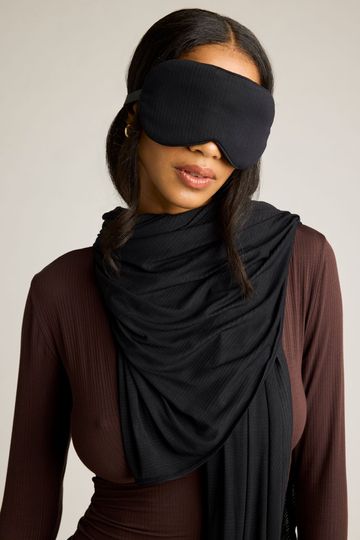 Whipped Eye Mask in Black