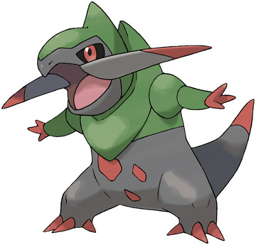 Fraxure artwork by Ken Sugimori