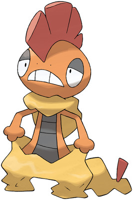 Scrafty artwork by Ken Sugimori