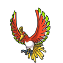 Ho-oh sprite from Scarlet & Violet