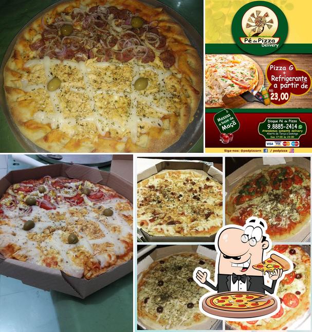 En Pé de Pizza delivery, puedes degustar una pizza