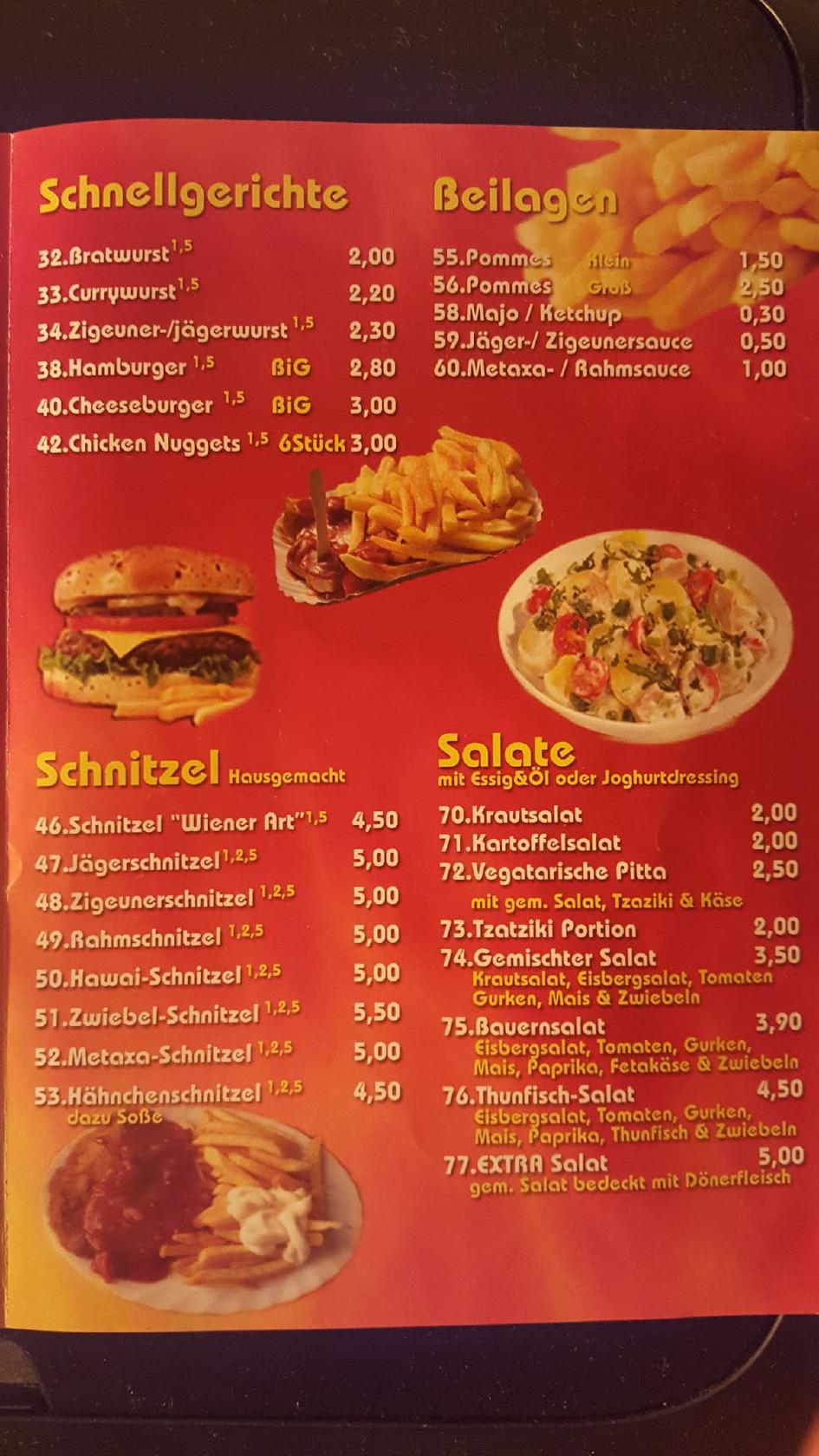 Menu at Extra Grill pub & bar, Paderborn