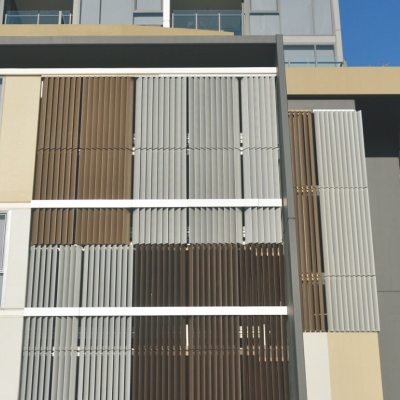 Aluminium Vertical Louver Shutter For Exterior