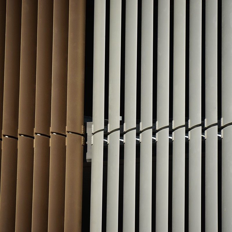 Aluminium Vertical Louver Shutter For Exterior