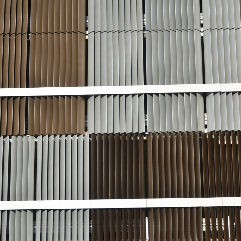 Aluminium Vertical Louver Shutter For Exterior