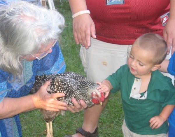 Matilda being held