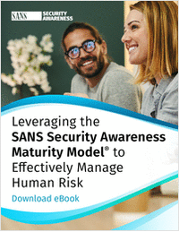 SANS Security Awareness Maturity Model eBook