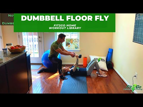 Dumbbell Floor Fly: Tone it Up!