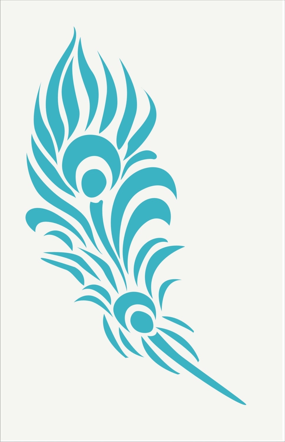 Printable Feather Stencil - Printable Templates