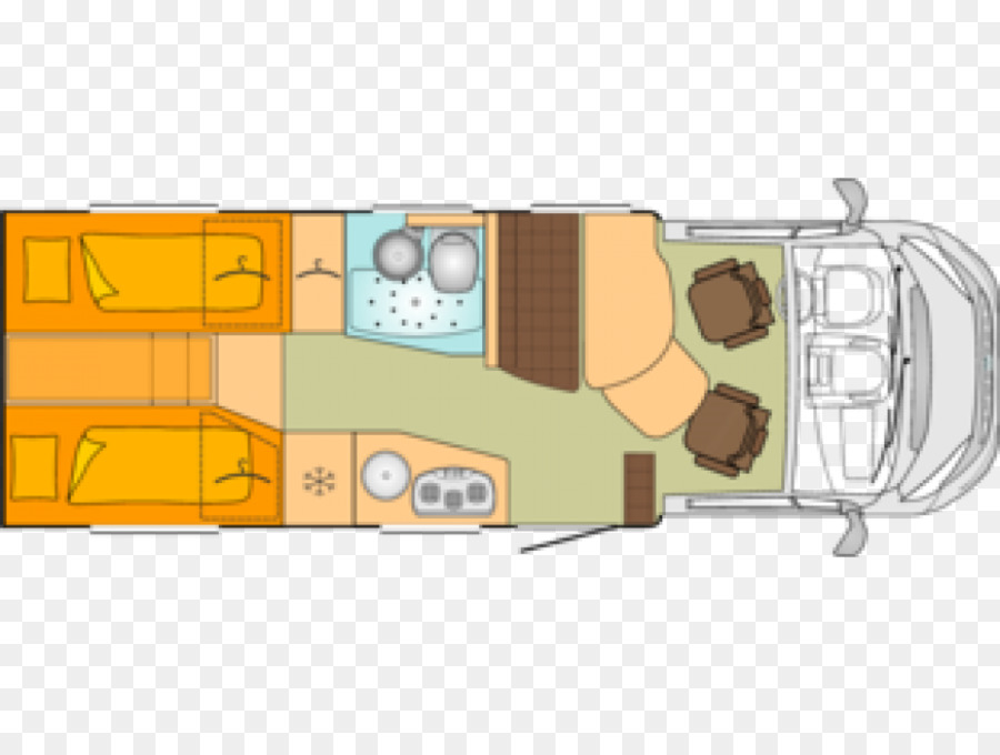 كامبر فان الداخلية，عربة سكن متنقلة PNG