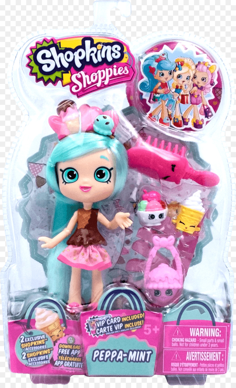 دمية，Shopkins 56163 Shopettes حزمة واحدة دمية Popette PNG