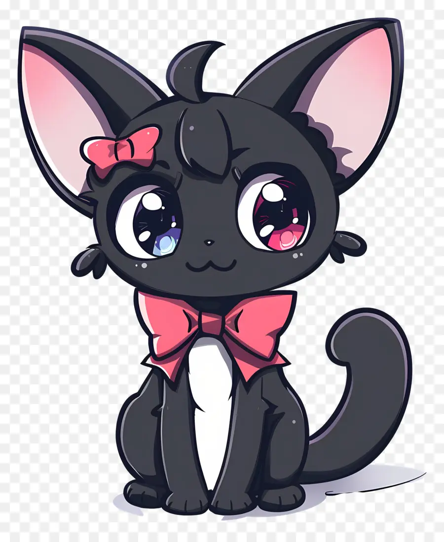 Kuromi，القط الأسود PNG