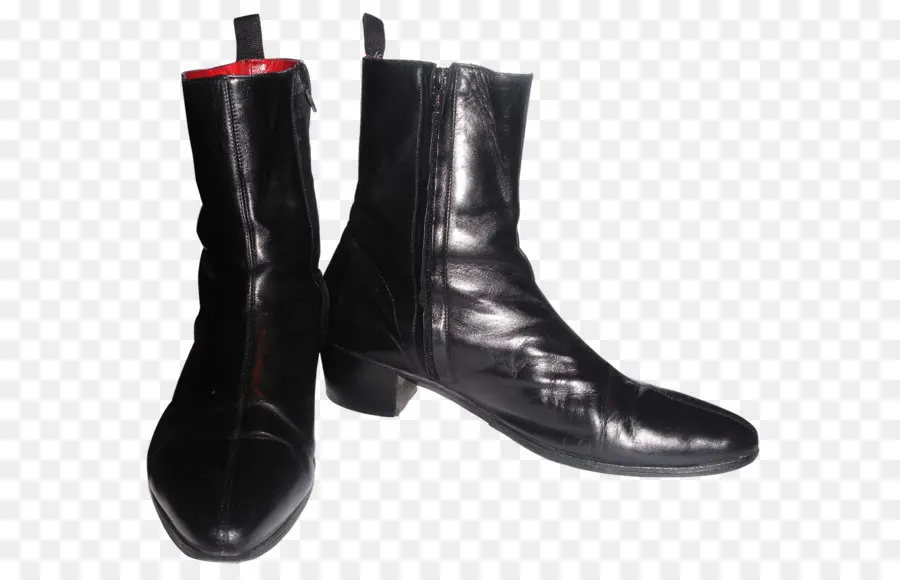 Bottes Noires，Cuir PNG