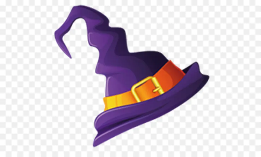 Chapeau De Sorcière，Violet PNG