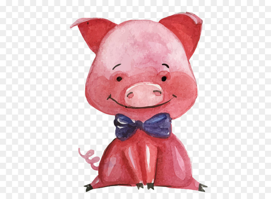 Cochon Mignon，Dessin Animé PNG