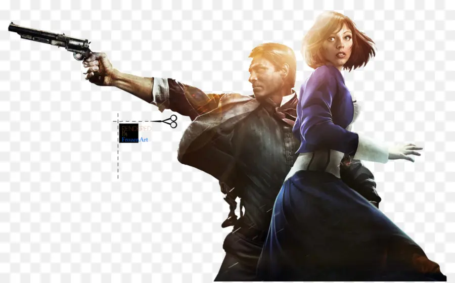 Homme Et Femme Avec Pistolet，Action PNG