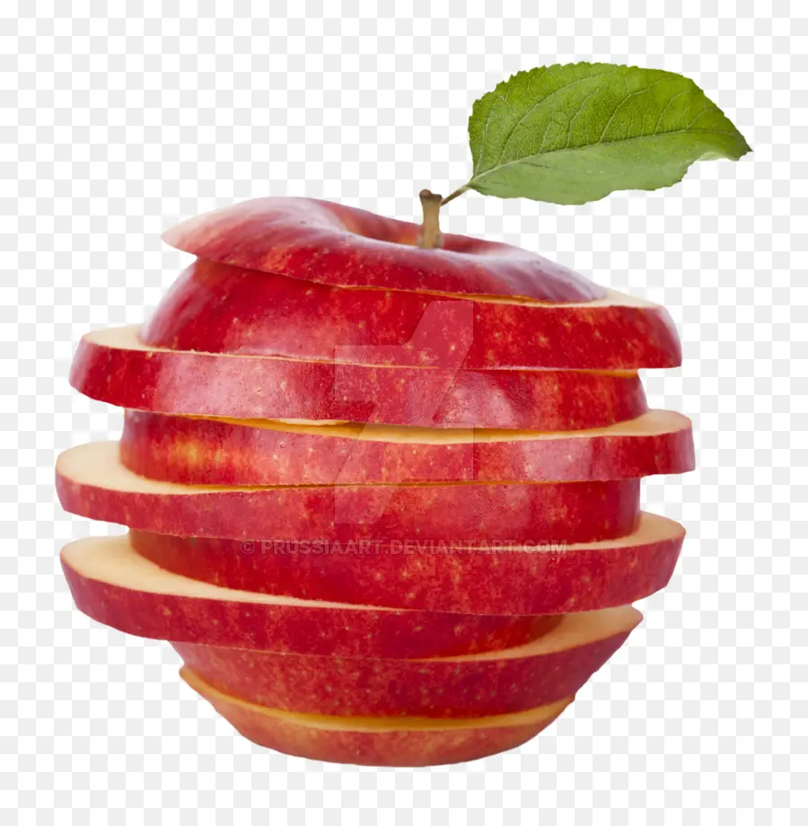 Pomme Tranchée，Fruit PNG